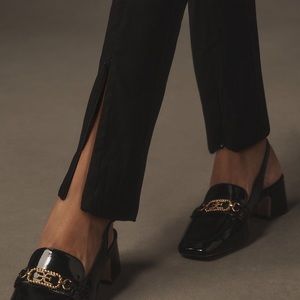 MWT Maeve zip-to-flare Slim leggings | black